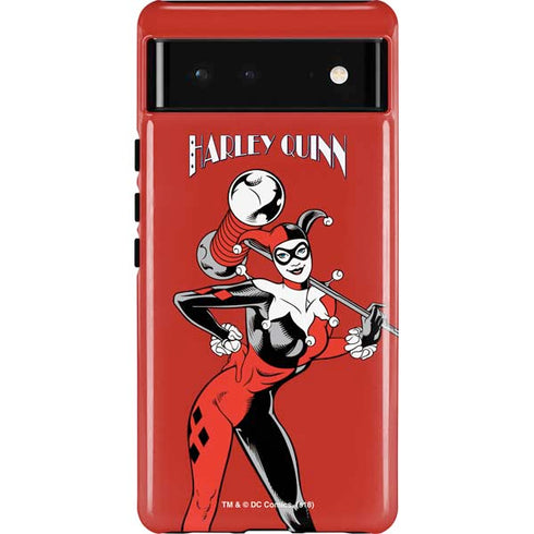 DC Comics Harley Quinn Classic Art Pose Pixel Cases